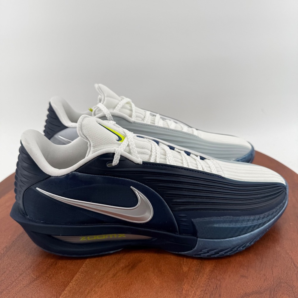 Nike Air Zoom GT Cut 3 Low Top Basketball Shoes Navy White HV9918-401 Men 9